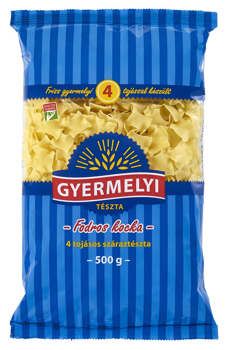 Fodros kocka tészta