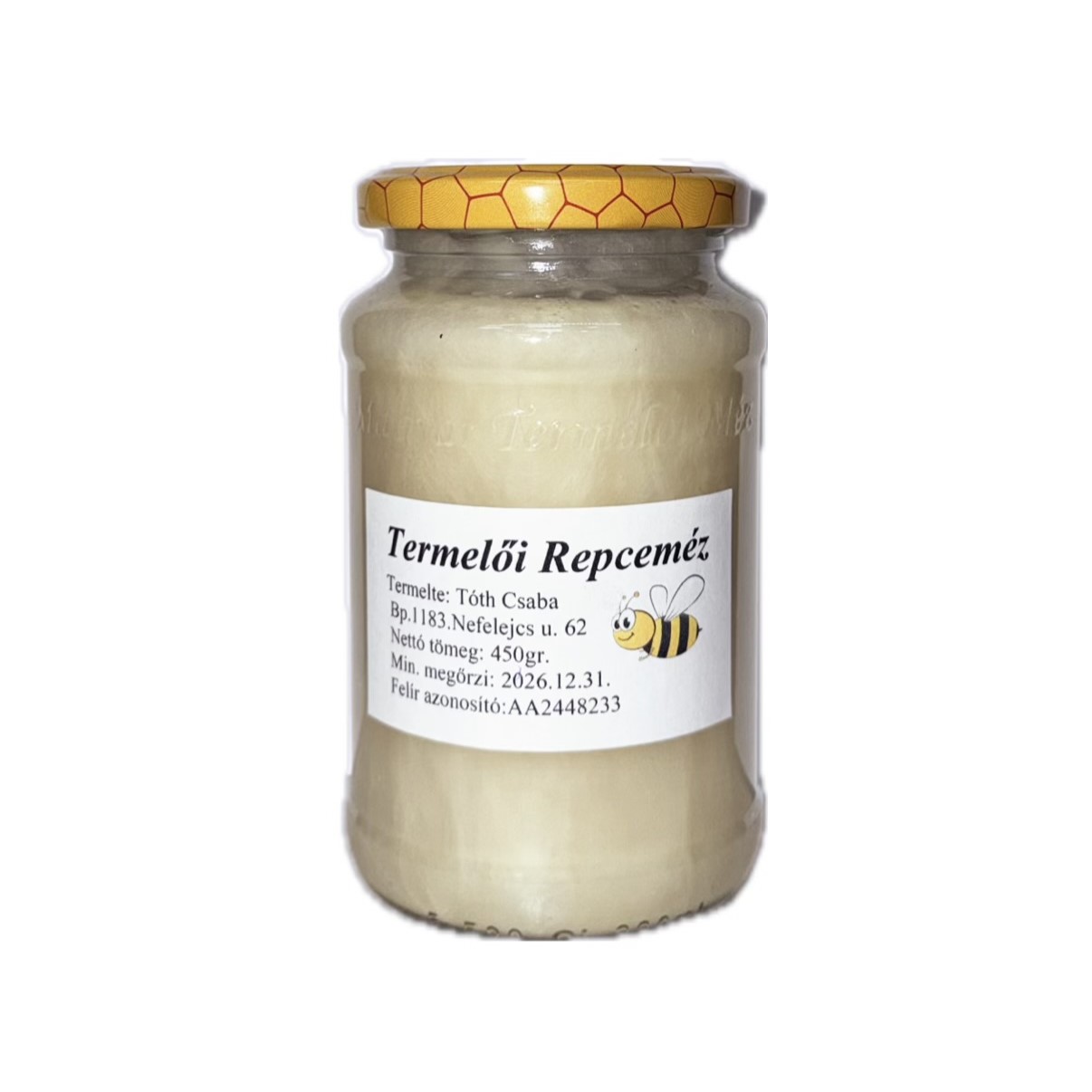 Magyar termelői repceméz, 450g